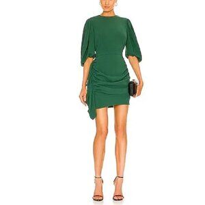NEW $445 RHODE PIA DRESS IN EMERALD GREEN SIZE XS